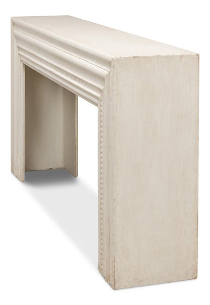 Sarreid Ltd - Mantel Console, Antique White - 53463-3 veiw 3