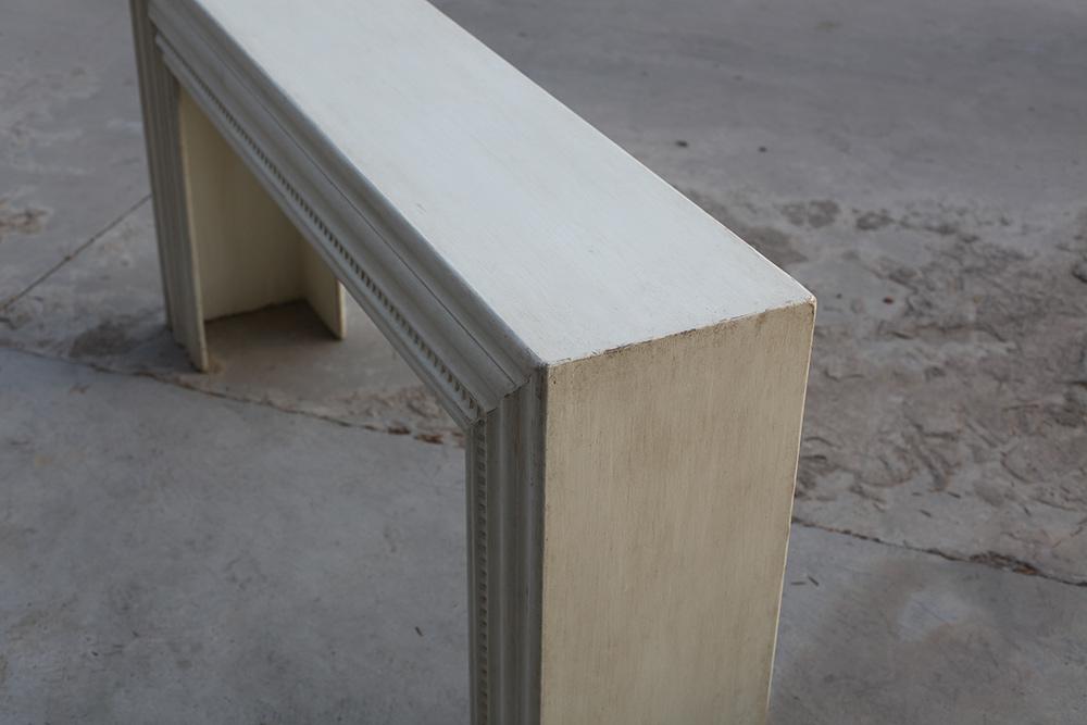 Sarreid Ltd - Mantel Console, Antique White - 53463-3 veiw 7