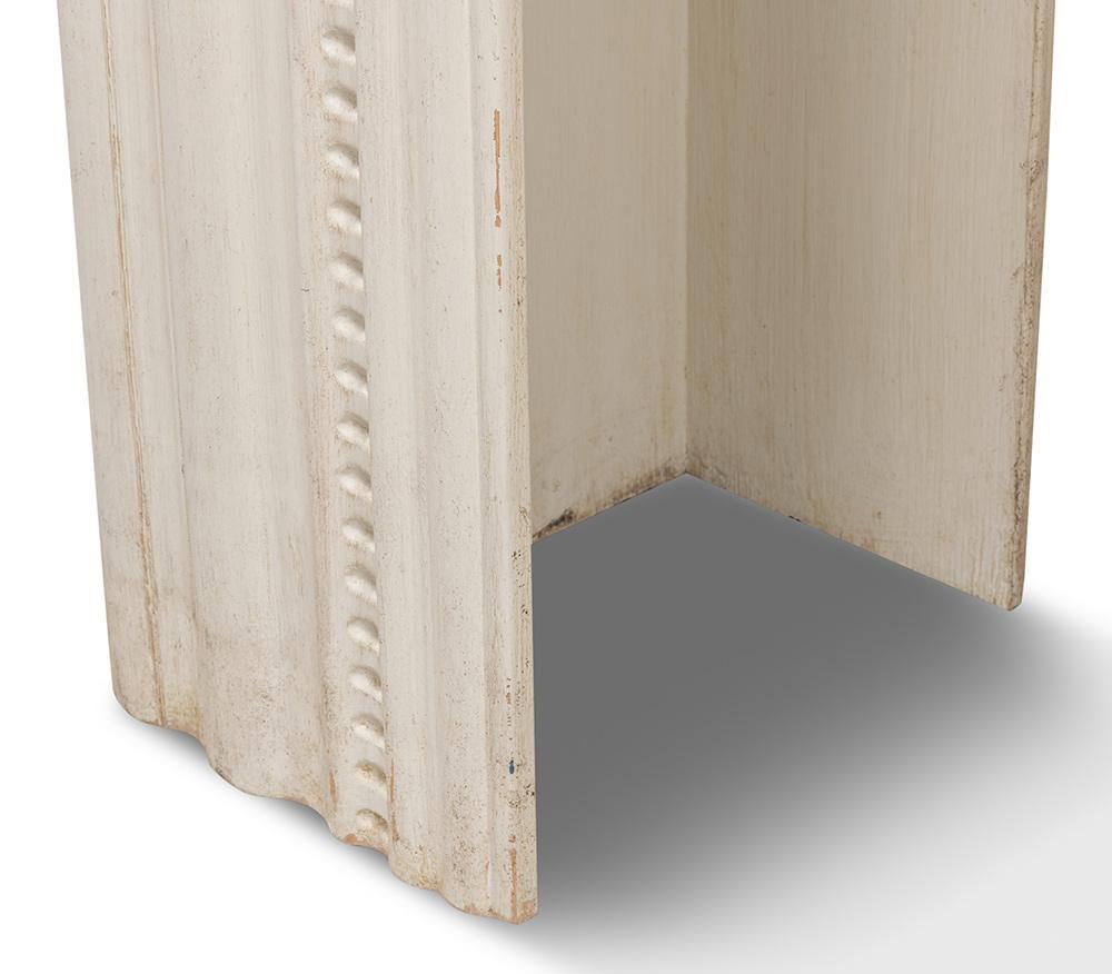 Sarreid Ltd - Mantel Console, Antique White - 53463-3 veiw 8