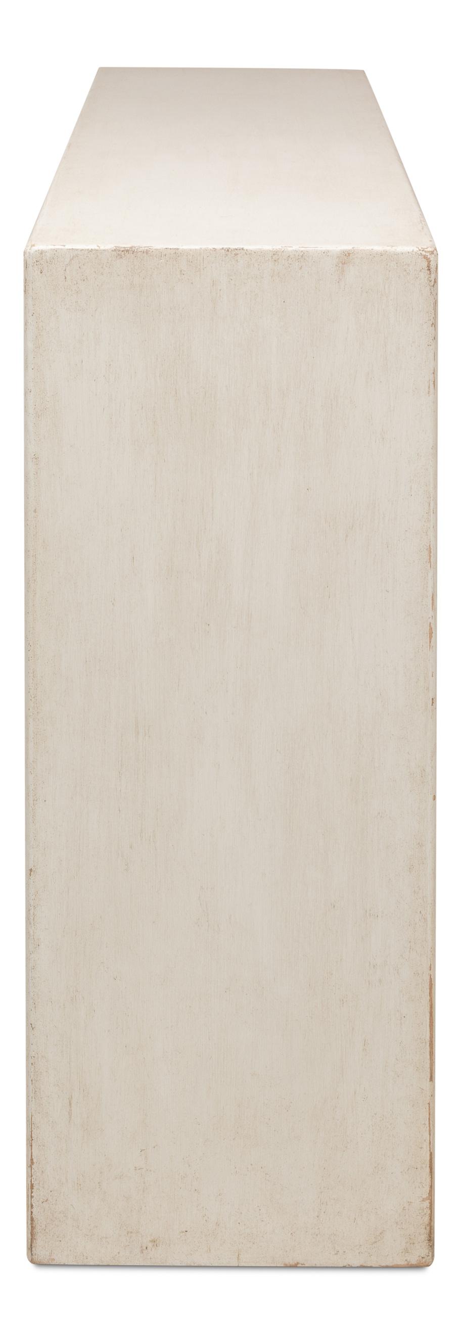 Sarreid Ltd - Mantel Console, Antique White - 53463-3 veiw 9