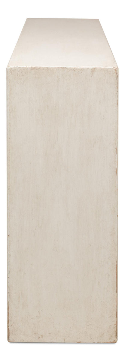 Sarreid Ltd - Mantel Console, Antique White - 53463-3 veiw 9