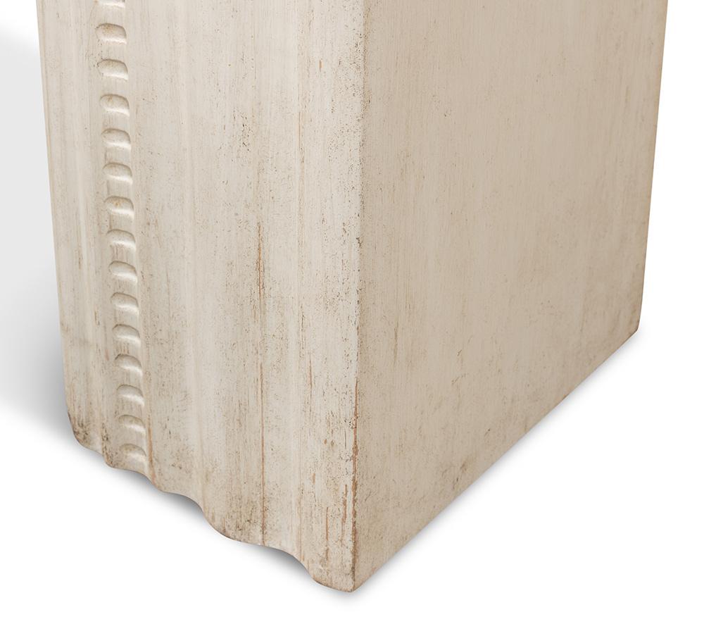 Sarreid Ltd - Mantel Console, Antique White - 53463-3 veiw 11