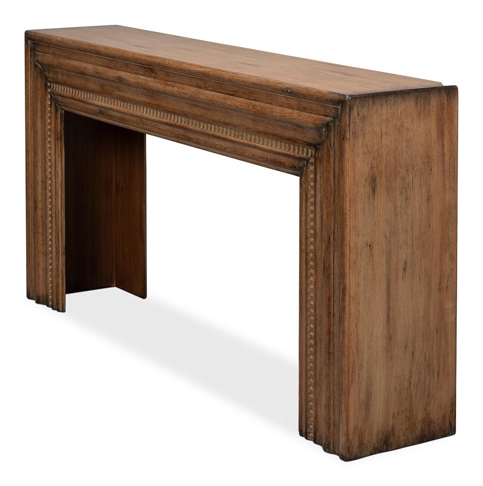 Sarreid Ltd - Mantel Console, Brown - 53463-2 veiw 3