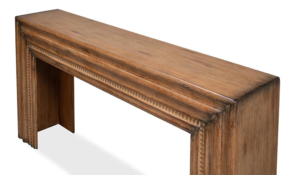 Sarreid Ltd - Mantel Console, Brown - 53463-2 veiw 4