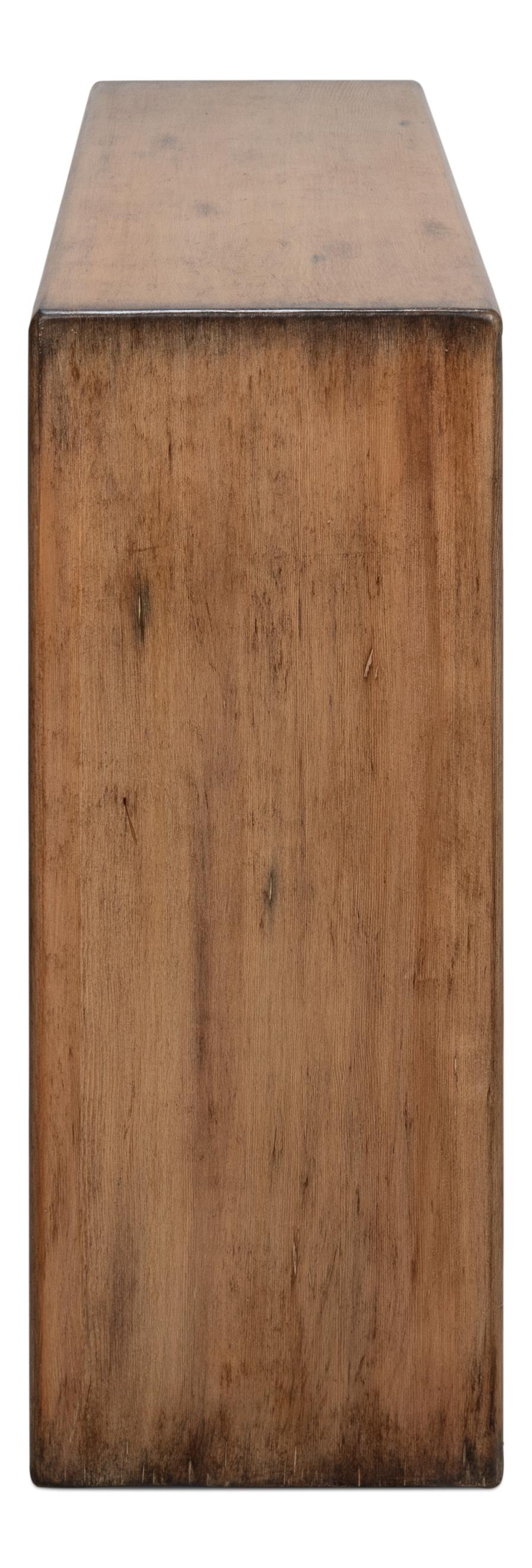 Sarreid Ltd - Mantel Console, Brown - 53463-2 veiw 7