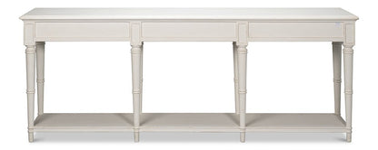 Sarreid Ltd - Chantal Console Table Antique White - 53270-3 veiw 7