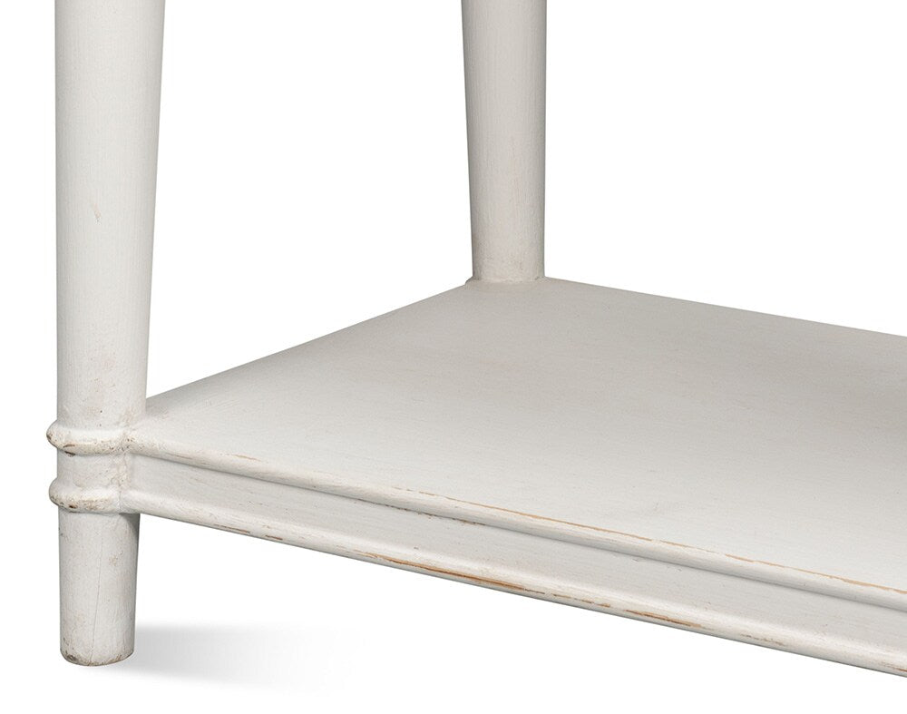 Sarreid Ltd - Chantal Console Table Antique White - 53270-3 veiw 10