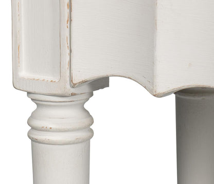 Sarreid Ltd - Chantal Console Table Antique White - 53270-3 veiw 12