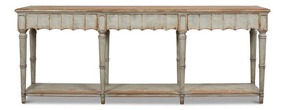 Sarreid Ltd - Chantal Console Table - Sage - 53270 veiw 2