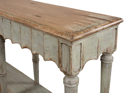 Sarreid Ltd - Chantal Console Table - Sage - 53270 veiw 6
