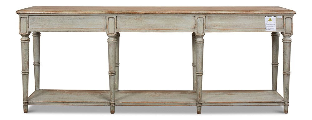 Sarreid Ltd - Chantal Console Table - Sage - 53270 veiw 7
