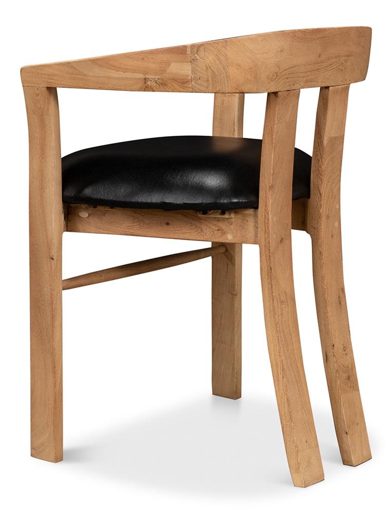 Sarreid Ltd - Rift Dining Chair - Tan - 40664 veiw 5