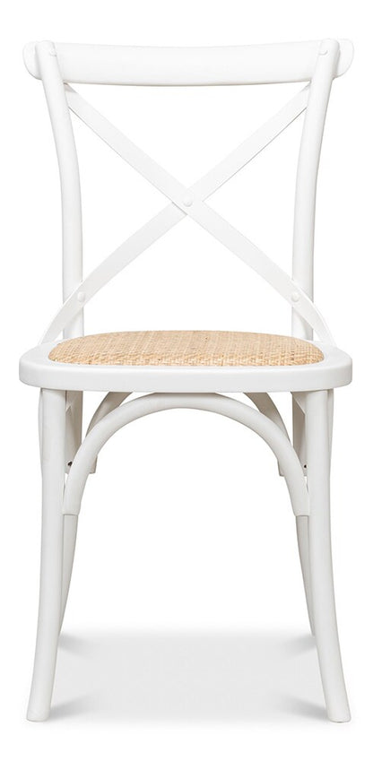 Sarreid Ltd - Tuileries Side Chair, White (Set of 2) - 53704 veiw 2