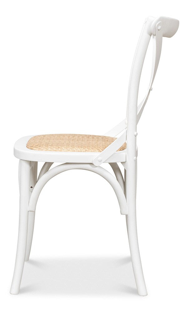 Sarreid Ltd - Tuileries Side Chair, White (Set of 2) - 53704 veiw 3