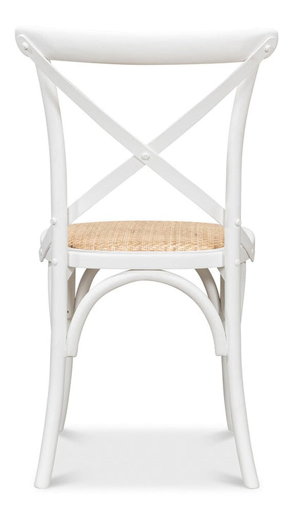 Sarreid Ltd - Tuileries Side Chair, White (Set of 2) - 53704 veiw 4