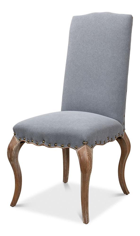 Sarreid Ltd - Thorne Side Chair - Blue - 29083 veiw 1