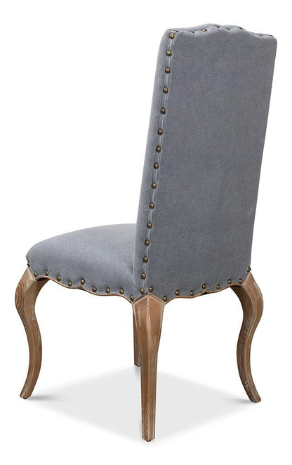 Sarreid Ltd - Thorne Side Chair - Blue - 29083 veiw 5