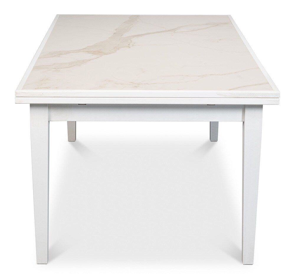 Sarreid Ltd - Rect. Extension Dining Table, White - U149-AS08 veiw 7