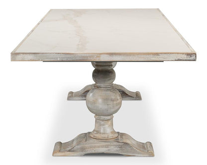 Sarreid Ltd - Rectangular Dining Table, As Shown - Grey Oak - U188-AS veiw 4