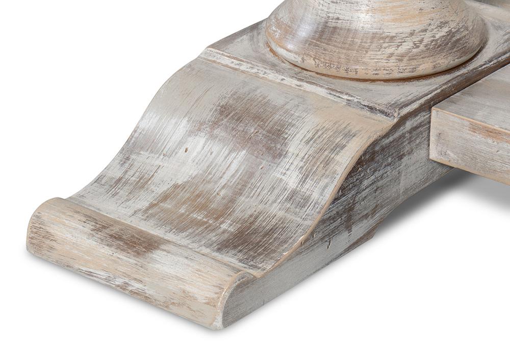 Sarreid Ltd - Rectangular Dining Table, As Shown - Grey Oak - U188-AS veiw 11