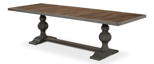 Sarreid Ltd - Rectangular Dining Table, As Shown - Grey - U022-AS veiw 1