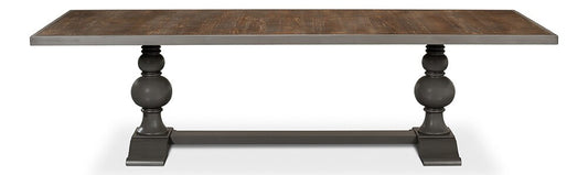 Sarreid Ltd - Rectangular Dining Table, As Shown - Grey - U022-AS veiw 2