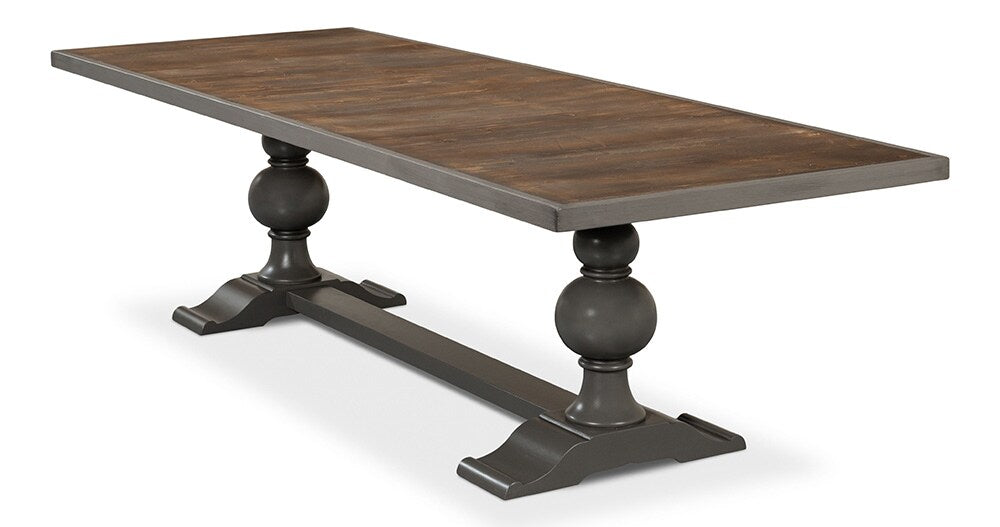 Sarreid Ltd - Rectangular Dining Table, As Shown - Grey - U022-AS veiw 3