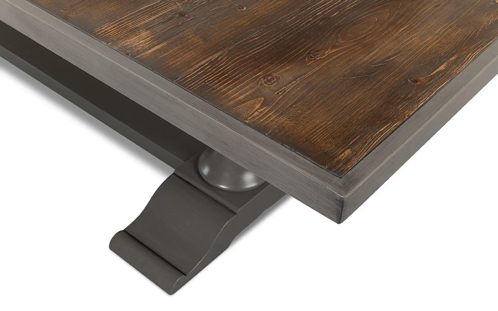 Sarreid Ltd - Rectangular Dining Table, As Shown - Grey - U022-AS veiw 6