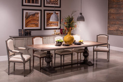 Sarreid Ltd - Rectangular Dining Table, As Shown - Grey - U022-AS veiw 7