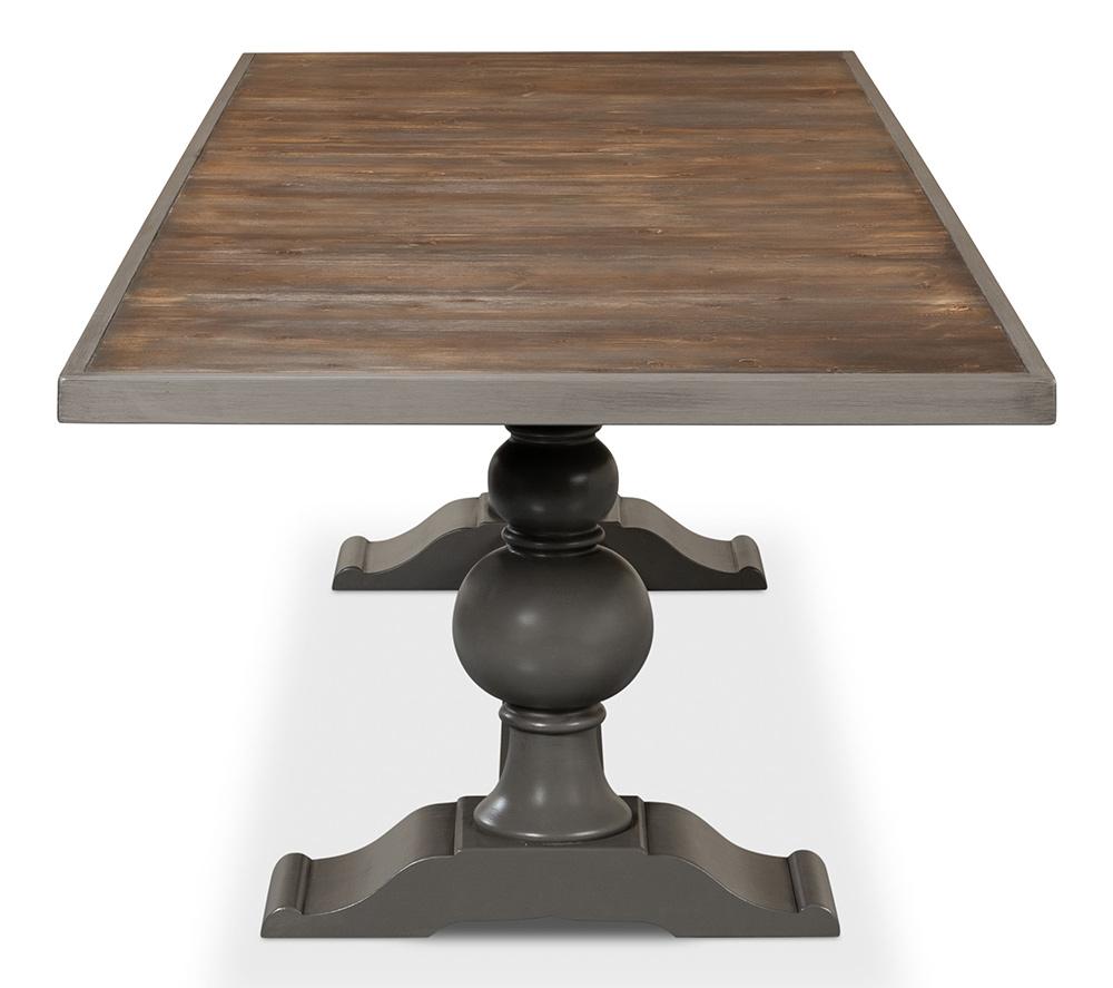 Sarreid Ltd - Rectangular Dining Table, As Shown - Grey - U022-AS veiw 10