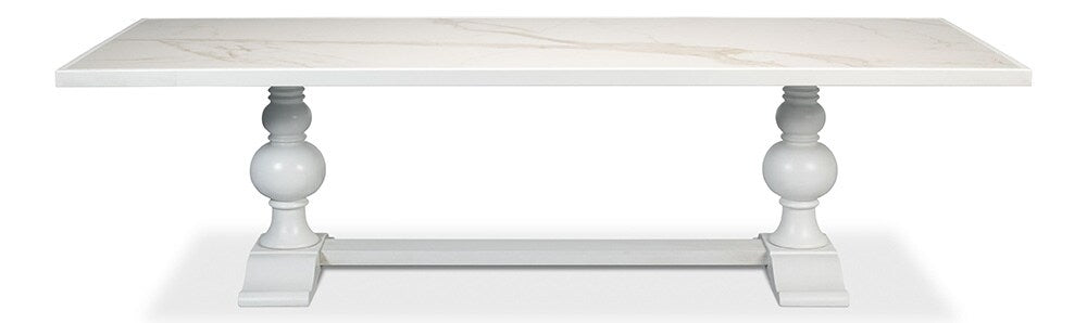 Sarreid Ltd - Rectangular Dining Table,Cortina White - U188-AS08 veiw 2