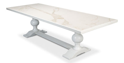 Sarreid Ltd - Rectangular Dining Table,Cortina White - U188-AS08 veiw 4