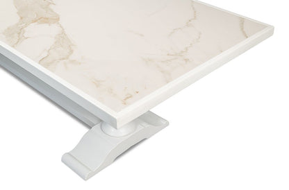 Sarreid Ltd - Rectangular Dining Table,Cortina White - U188-AS08 veiw 5