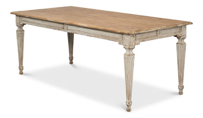 Sarreid Ltd - Elise Dining Table - Grey - 53272 veiw 3