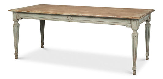Sarreid Ltd - Elise Dining Table, Sage - 53856 veiw 1