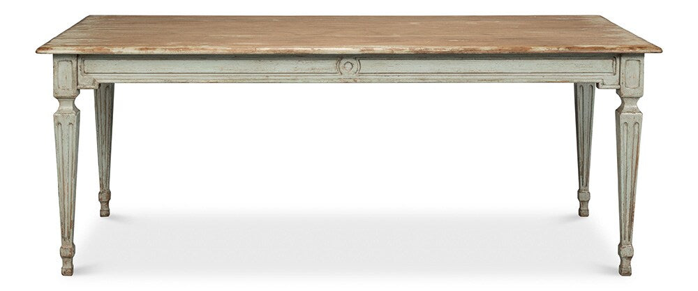 Sarreid Ltd - Elise Dining Table, Sage - 53856 veiw 2
