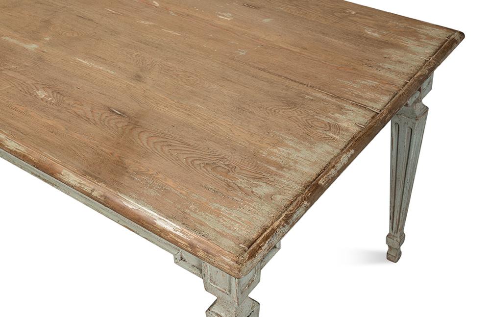 Sarreid Ltd - Elise Dining Table, Sage - 53856 veiw 5