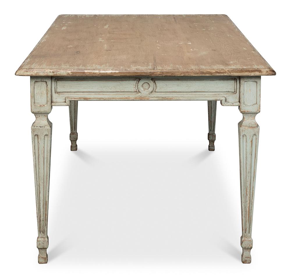 Sarreid Ltd - Elise Dining Table, Sage - 53856 veiw 7