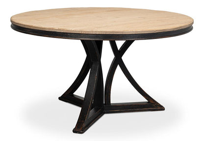 Sarreid Ltd - Flying Buttress Dining Table,Ant. Black - 53057-5 veiw 1