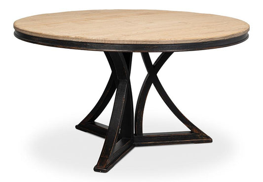 Sarreid Ltd - Flying Buttress Dining Table,Ant. Black - 53057-5 veiw 1