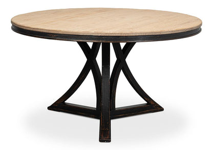 Sarreid Ltd - Flying Buttress Dining Table,Ant. Black - 53057-5 veiw 2