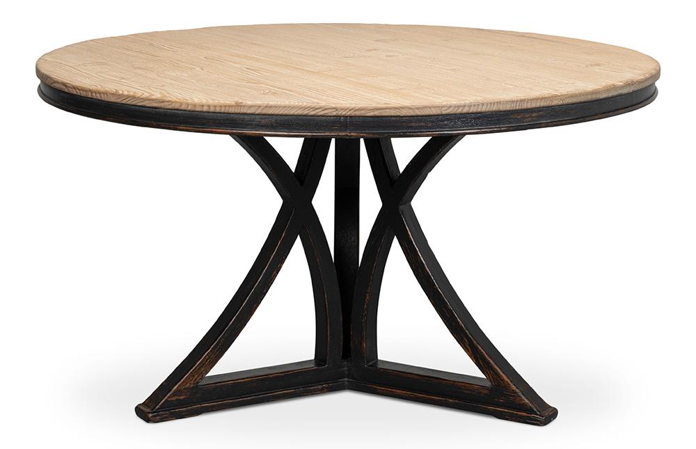 Sarreid Ltd - Flying Buttress Dining Table,Ant. Black - 53057-5 veiw 3