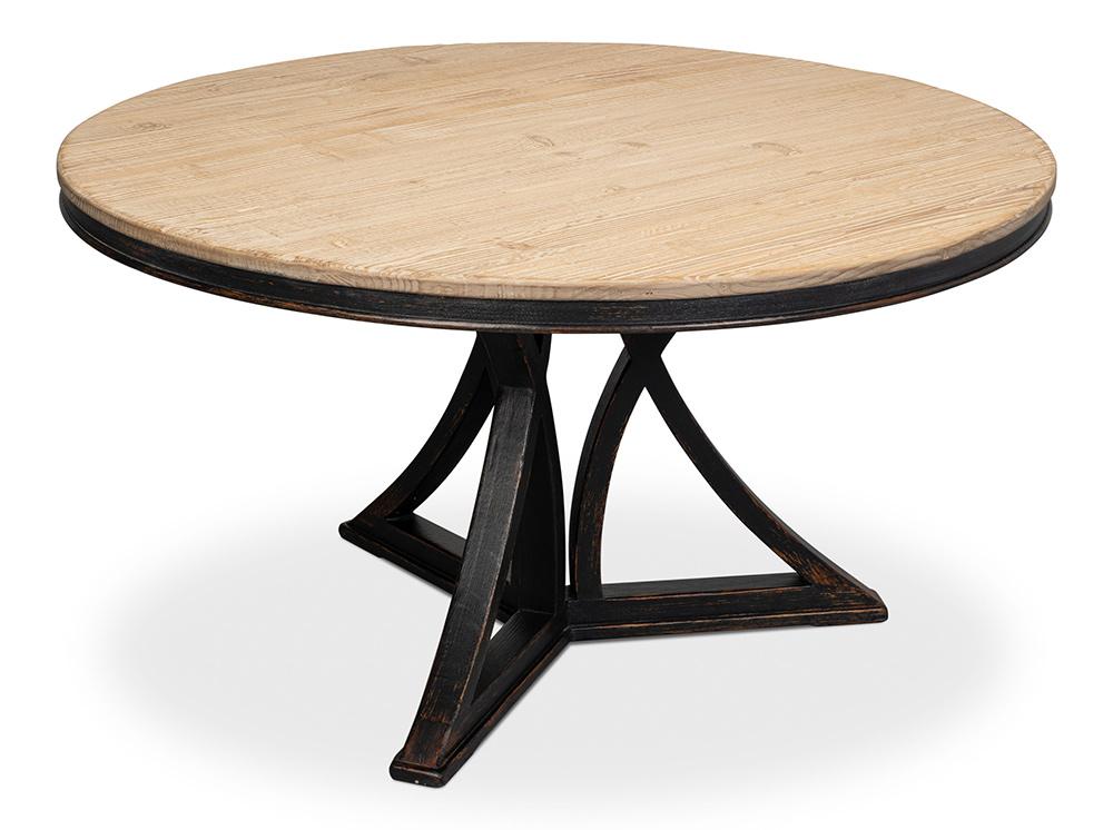 Sarreid Ltd - Flying Buttress Dining Table,Ant. Black - 53057-5 veiw 4
