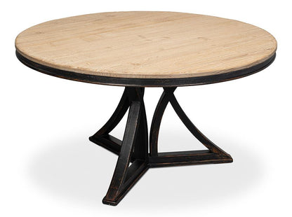 Sarreid Ltd - Flying Buttress Dining Table,Ant. Black - 53057-5 veiw 4
