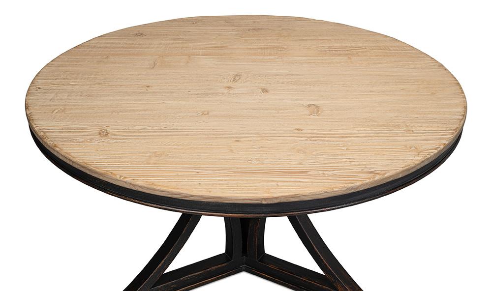 Sarreid Ltd - Flying Buttress Dining Table,Ant. Black - 53057-5 veiw 5