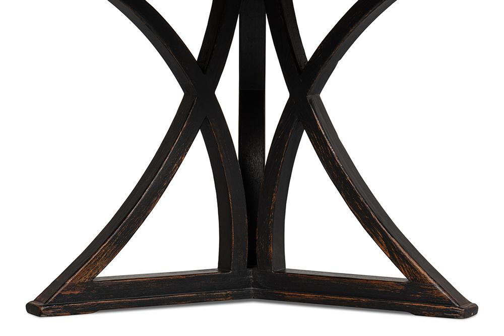 Sarreid Ltd - Flying Buttress Dining Table,Ant. Black - 53057-5 veiw 9