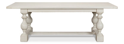 Sarreid Ltd - Owen Dining Table, Antique White - 53686-3 veiw 2