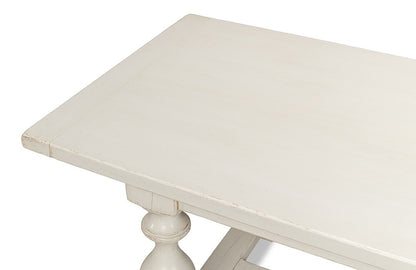 Sarreid Ltd - Owen Dining Table, Antique White - 53686-3 veiw 5