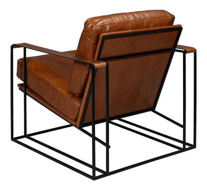 Sarreid Ltd - Oryan Chair, Havana Brown - 54085 veiw 5