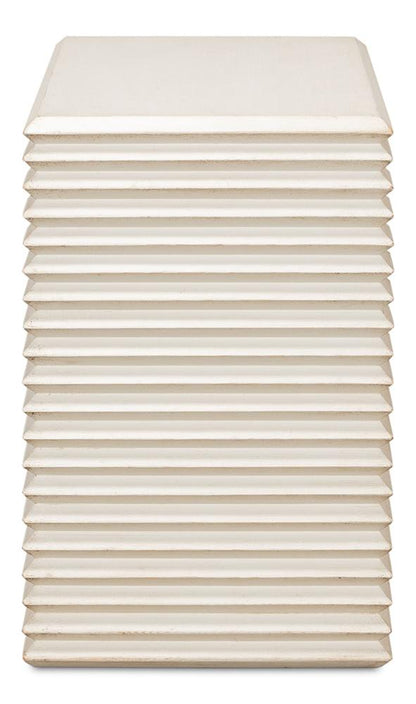 Sarreid Ltd - Stacked Side Table, Antique White - 53527-3 veiw 5